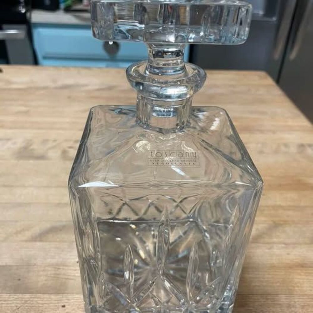 Toscany Lead Crystal Decanter